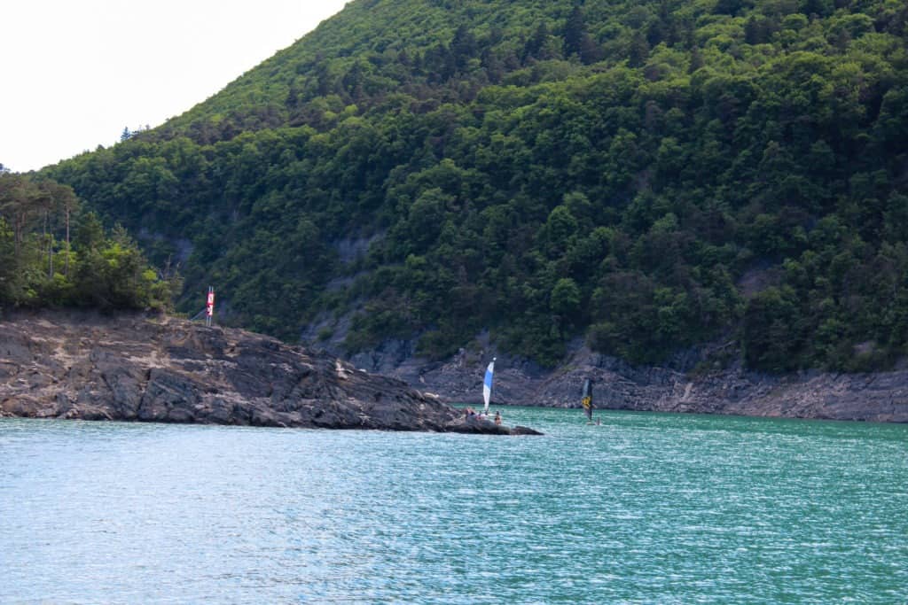 Passerelles lac du Monteynard