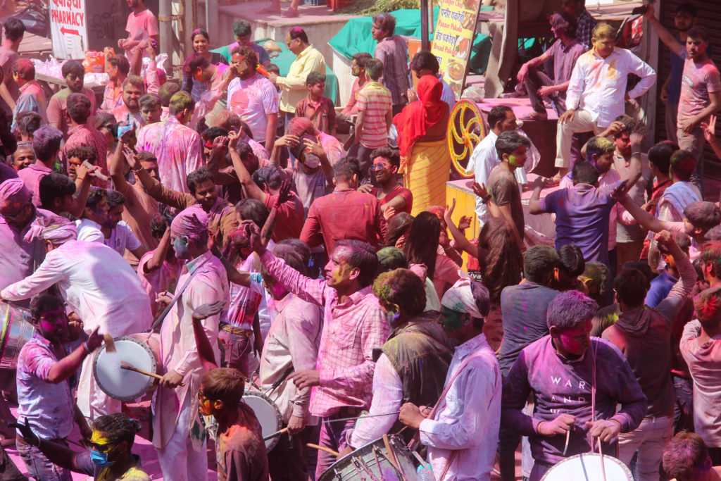 fête des couleurs Inde