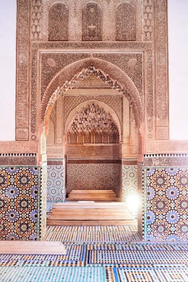 que faire à marrakech en 3 jours : les tombeaux saadiens