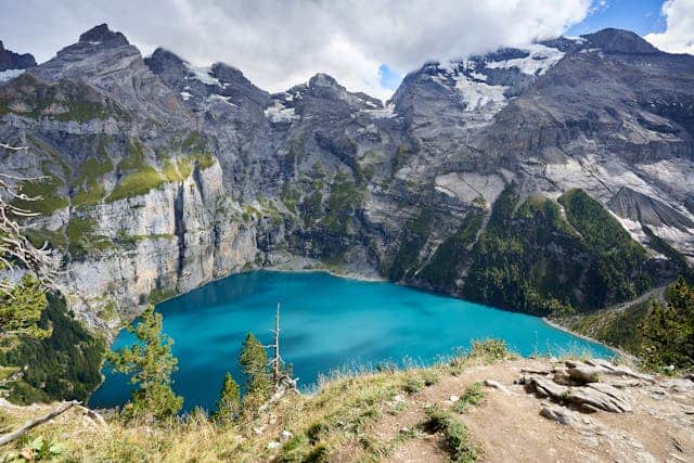 road trip Suisse Lac d'Oeschinen