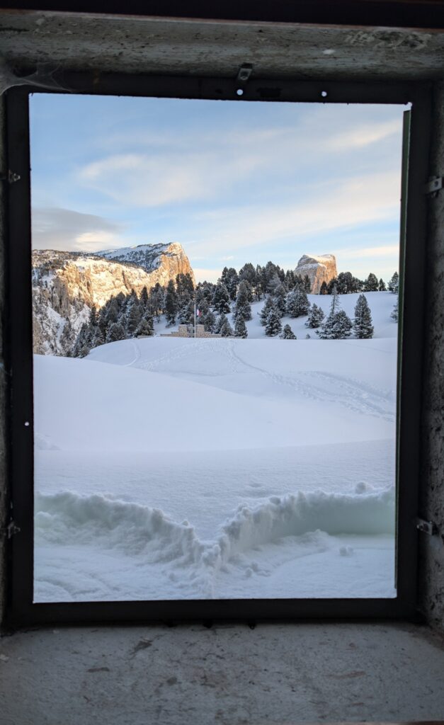 vue depuis la fenetre La bergerie des Chaumailloux