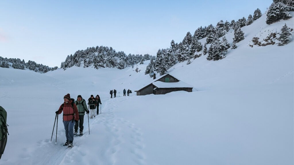 vue sur l'auberge de Chaumailloux