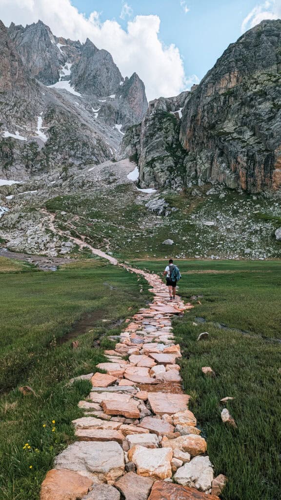 bivouac au lac rond tour de la pointe des Cerces